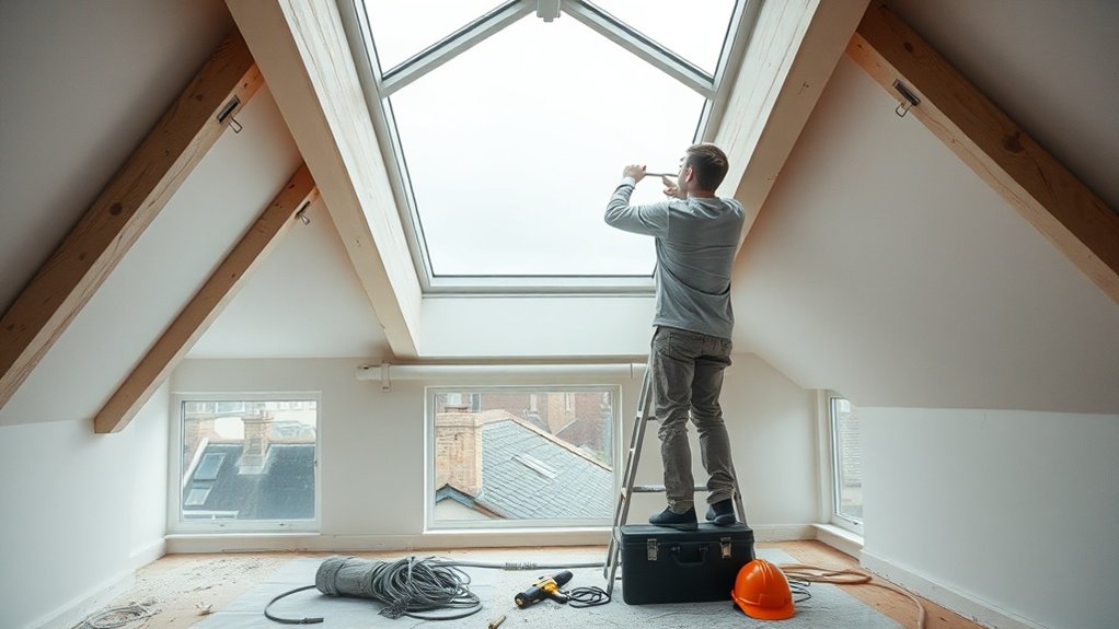 Electric Skylight Installation Olney